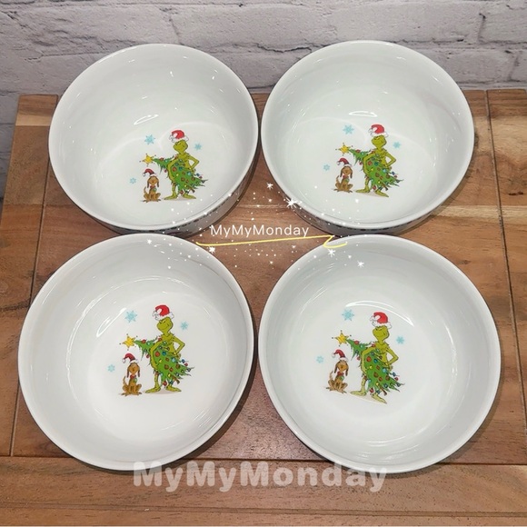 The Grinch Christmas Bowl Set of 4 - Picture 3 of 5